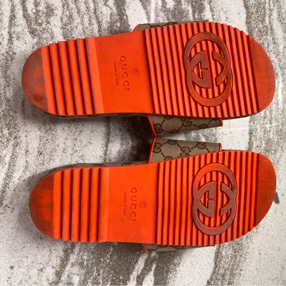 Authentic Gucci x North Face slides size 38 - Picture 7 of 9